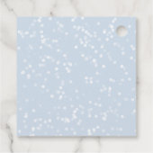 Winter Onederland 1st Birthday  Bedankjes Labels (Achterkant)