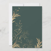 Winter Onederland Arctic Animals Greenery Birthday Kaart (Achterkant)