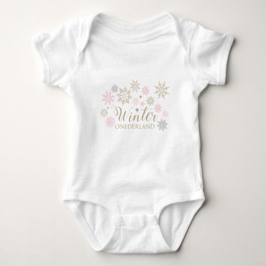Winter ONEderland baby bodysuit (Voorkant)
