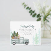 Winter ONEderland Books for Baby Uitnodiging Briefkaart (Staand voorkant)