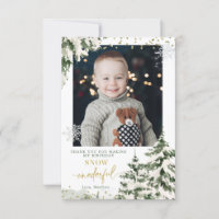 Winter Onederland Bos Eerste Verjaardag met foto