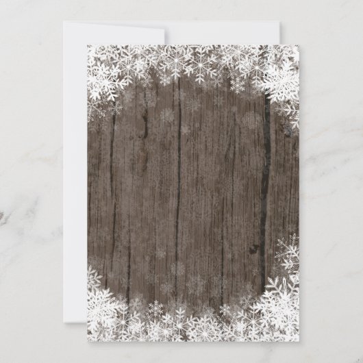 Winter Onederland Boy 1er Anniversaire Invitation (Dos)