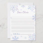 Winter Onederland Eerste Verjaardag Tijd Capsule K Kaart (Voorkant)