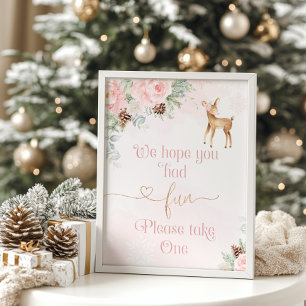 Winter onederland Favorieten neem er een Poster