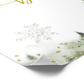 Winter Onederland Forest Anniversaire Livre d'or (Coin)