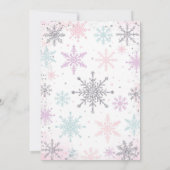 Winter ONEderland Girl 1st Birthday Invitation (Dos)