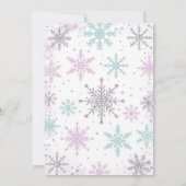 Winter ONEderland Girl 1st Birthday Invitation (Dos)