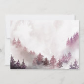 Winter ONEderland Girl 1st Birthday Kaart (Achterkant)