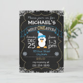 Winter Onederland invitation garçon 1er (Debout devant)