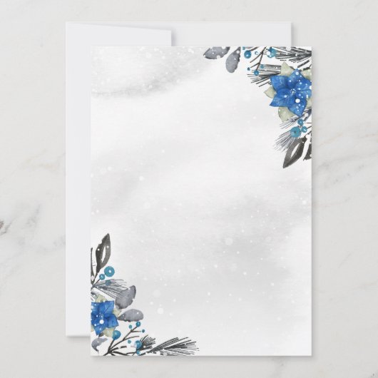 Winter Onederland Penguin Eerste Kerstdag I Kaart (Achterkant)