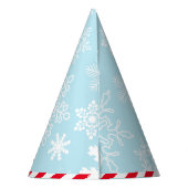 Winter ONEderland Pinguïn Eerste Verjaardag Feesthoedjes (Achterkant)