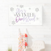 Winter ONEderland Silver Glitter Paars | Iris Spandoek (Insitu)