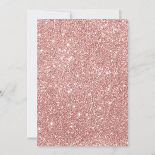 Winter ONEderland Snow Birthday Invitation Gold Kaart (Achterkant)