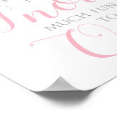 Winter Onederland Snow Much Fun to be One Sign Poster (Hoek)