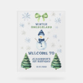 Winter Onederland Snowman 1er anniversaire (Recto)