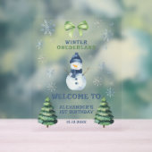 Winter Onederland Snowman 1er anniversaire (Neutre)