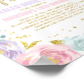 Winter ONEderland Time Capsule Pink and Gold Poster (Hoek)