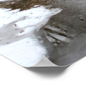 Winter op de Creek Poster (Hoek)