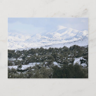 Winter op het Briefkaart van Kreta