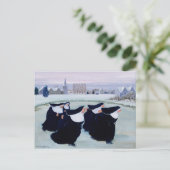 Winter op het Convent Briefkaart (Staand voorkant)