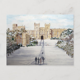 Winter op het kasteel van Windsor Briefkaart