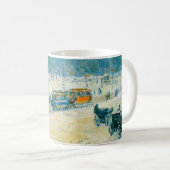 Winter op Unieplein door Frederick Childe Hassam Koffiemok (Voorkant rechts)