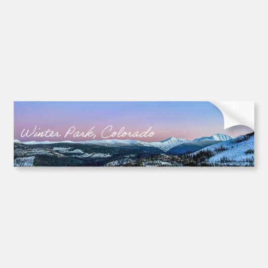 Winter Park bumpersticker (Voorkant)