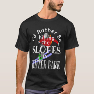Winter Park Colorado Ik Ging Liever De Sneeuwpoede T-shirt