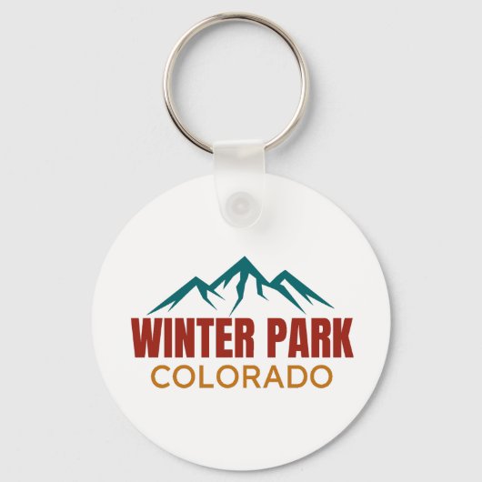 Winter Park Colorado Sleutelhanger (Voorkant)