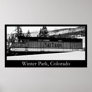 Winter Park Ski Train Poster