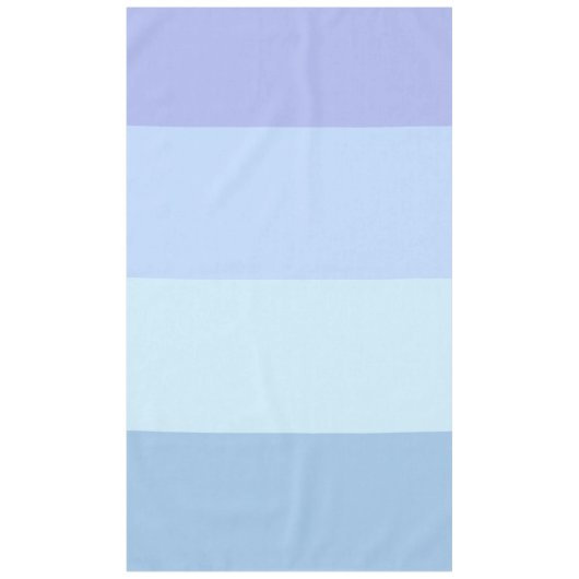 Winter pastel color scheme tafelkleed (Voorkant)