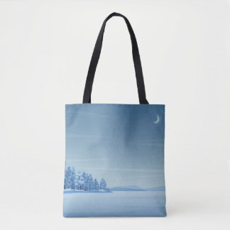 Winter Peace Shopping Errand Canvas tas