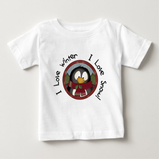 Winter Penguin Holiday Tshirts en Gifts (Voorkant)