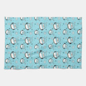 Winter Penguin Kitchen Towel Theedoek (Horizontaal)