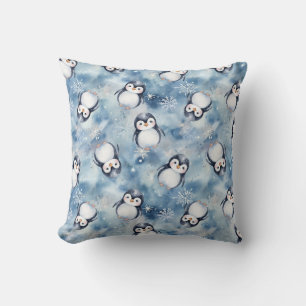 Winter Penguin Sierkussen Decor