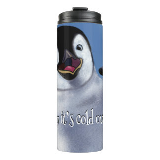 Winter Penguin Thermosbeker