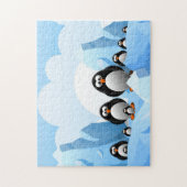 Winter Penguins Puzzle Legpuzzel (Verticaal)