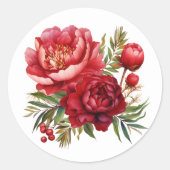 Winter Peony Stickers (Voorkant)