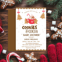 Winter peperkoek Cacao en Koekjes Baby Shower