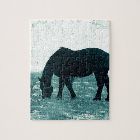 Winter Percheron Legpuzzel (Verticaal)