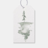 Winter Pine Gift Label Cadeaulabel (Voorkant)