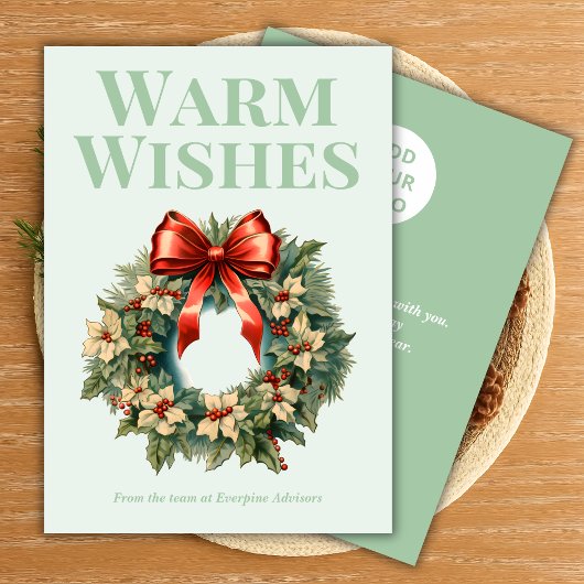 Winter Pine Team Holiday Card Feestdagenkaart