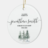 Winter Pine Tree in Loving Memory of the Keramisch Ornament (Links)