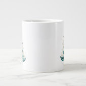 Winter Pine Tree Kerstmis Koffie Mok (Voorkant)