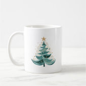 Winter Pine Tree Kerstmis Koffie Mok (Links)