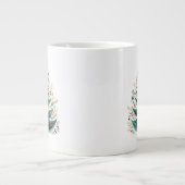 Winter Pine Tree Kerstmis Koffie Mok (Voorkant)
