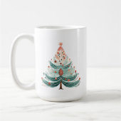 Winter Pine Tree Kerstmis Koffie Mok (Links)