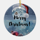 Winter Pine Tree Ornament - Holiday Keepsake (Voorkant)