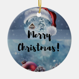 Winter Pine Tree Ornament - Holiday Keepsake