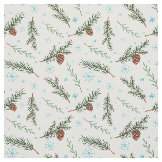 Winter Pinecone stof (Swatch)